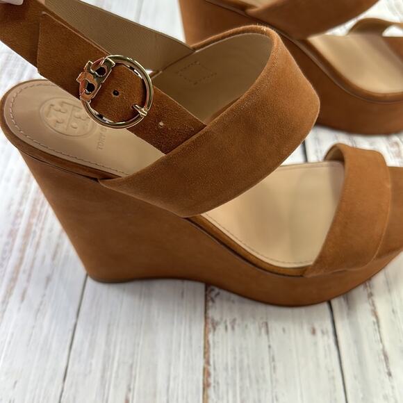TORY BURCH Loretta Platform Wedge 7.5 - Picture 4 of 8